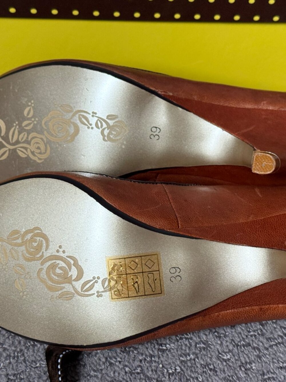 Poetic License vintage style two-tone heels ribbon tie 39 NIB - Picture 5 of 8